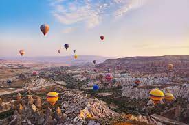 Calatoria cu balonul cu aer cald