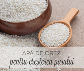 Apa de orez pentru ingrijirea parului