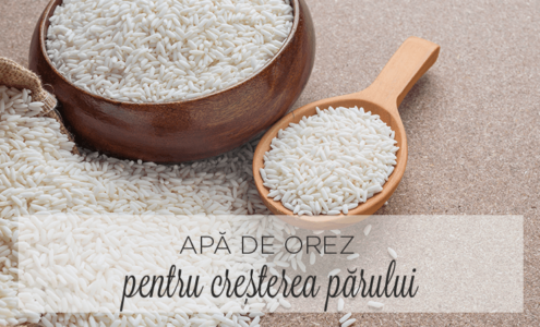 Apa de orez pentru ingrijirea parului