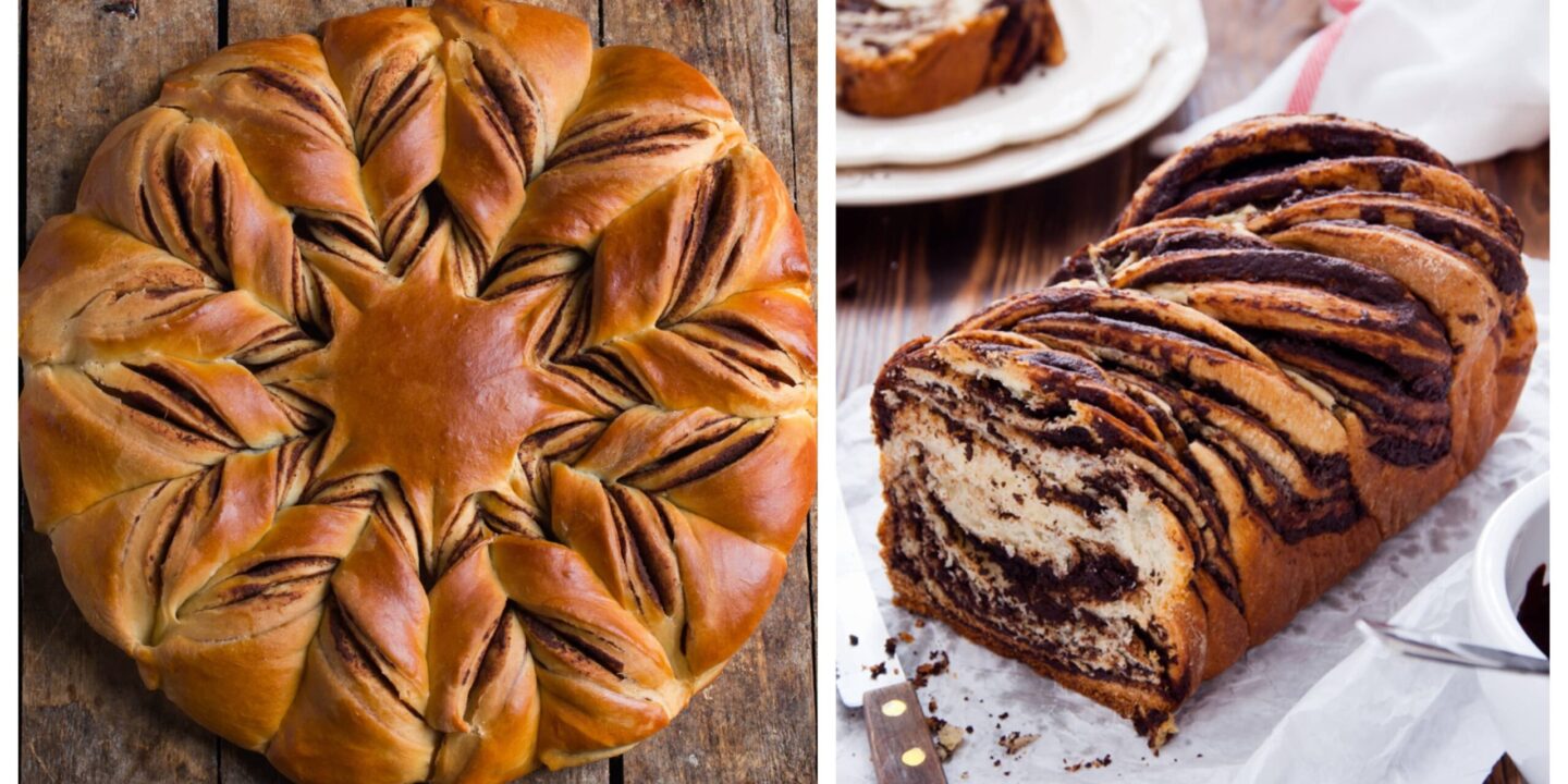 Cozonac cu nutella
