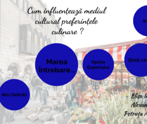 Influenta unui popor asupra traditiilor culinare